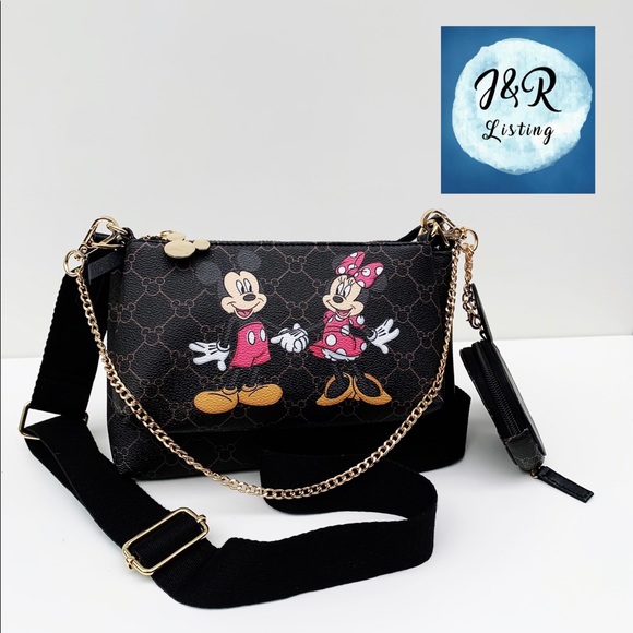 Disney Handbags - Disney Mickey & Minnie Mouse 3 Piece Crossbody